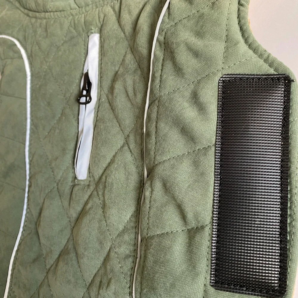 Think! Reversible Dog Winter Coat - Green